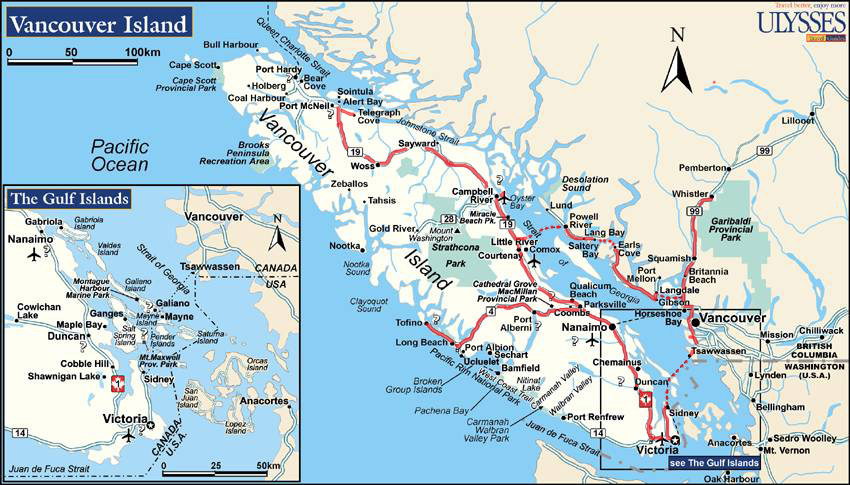 Vancouver, Whistler en Vancouver Island